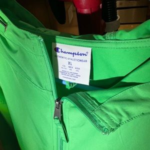 Champion, windbreaker fluorescent green